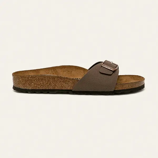 Pantofle Birkenstock Madrid dámské, hnědá barva, 40093