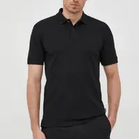 Bavlněné polo tričko BOSS černá barva, 50468362