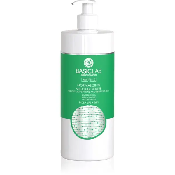 BasicLab Dermocosmetics Micellis micelární voda pro smíšenou a mastnou pleť s dávkovačem 500 ml