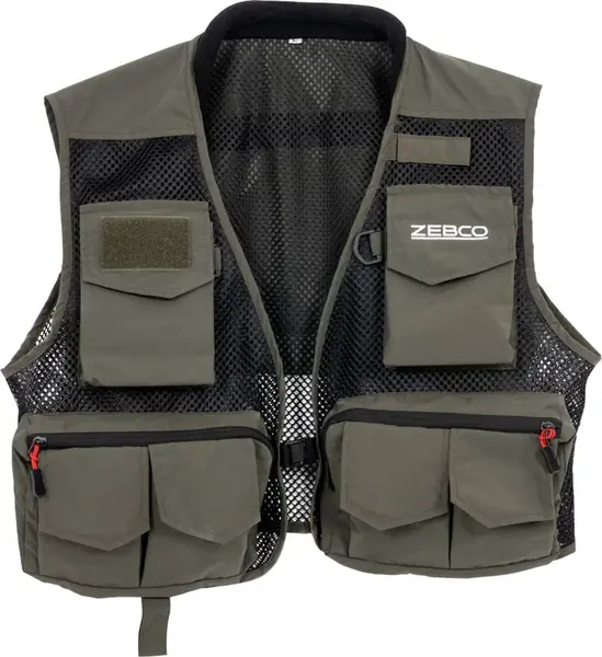 Zebco vesta lightweight 9 pocket fishing vest