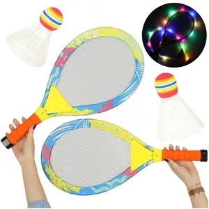 LED svietiace tenisové rakety + košíky