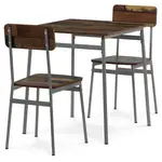 Jedálenský set Autronic Hnedá MDF AUT-O2122 OLW2