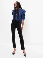 GAP Džíny slim velvet vintage high rise - Dámské
