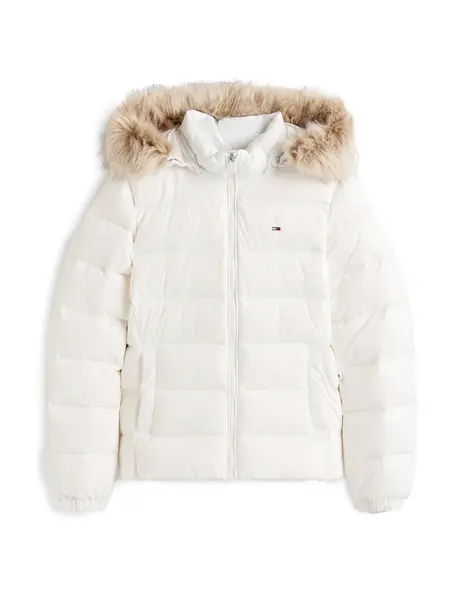 Tommy Jeans Zimná bunda  biela