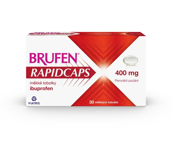 Brufen Rapidcaps 400 mg 30 měkkých tobolek
