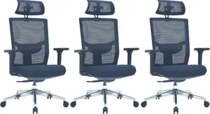 LTC 3PACK Ergonomická kancelářská židle VICTORY ERGO černá (3 ks)
