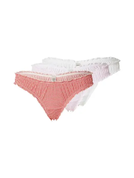 Lindex Nohavičky  ružová / červená / biela