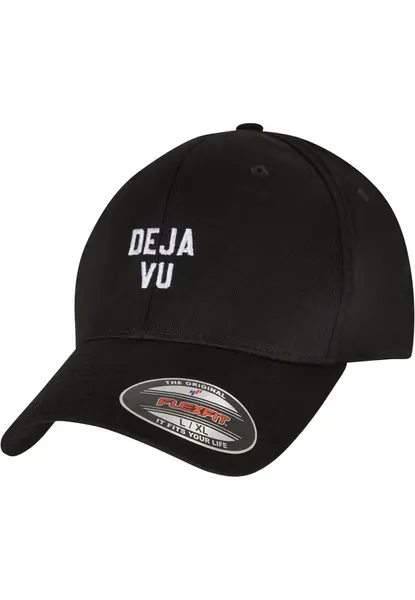 Deja Vu Flexfit Cap černá/bílá