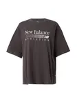 new balance Tričko  svetlosivá / čierna