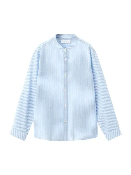 MANGO KIDS Košeľa  svetlomodrá / biela