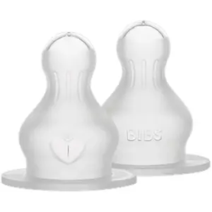BIBS Silicone Bottle Nipple cumlík na fľašu Medium Flow 2 ks