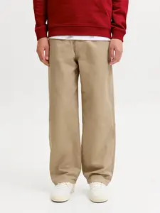 Jack & Jones Junior Nohavice 'JPSTALEX JJORIGINAL'  béžová