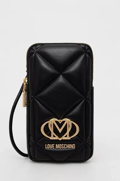 Love Moschino  obal na telefon dámský z imitace kůže