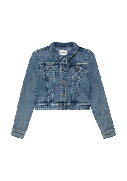 s.Oliver Prechodná bunda  modrá denim