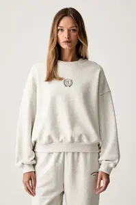 Le Privé  mikina dámska bavlnená VARSITY CREWNECK