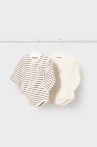 Mayoral Newborn  body dětské s bavlnou 2-pack