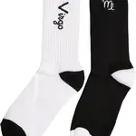 Ponožky Zodiac 2-Pack black/white virgo