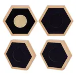 Hexagon Wood Coin Boxes