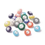 Polymer Clay Rhinestone Beads