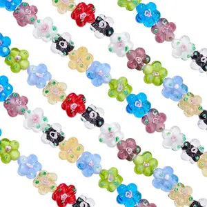 38Pcs Handmade Lampwork Beads