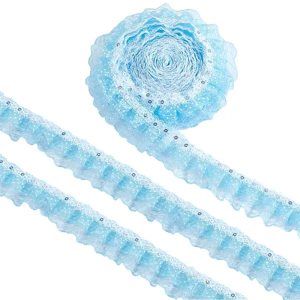 20M Polyester Lace Trim Ribbon