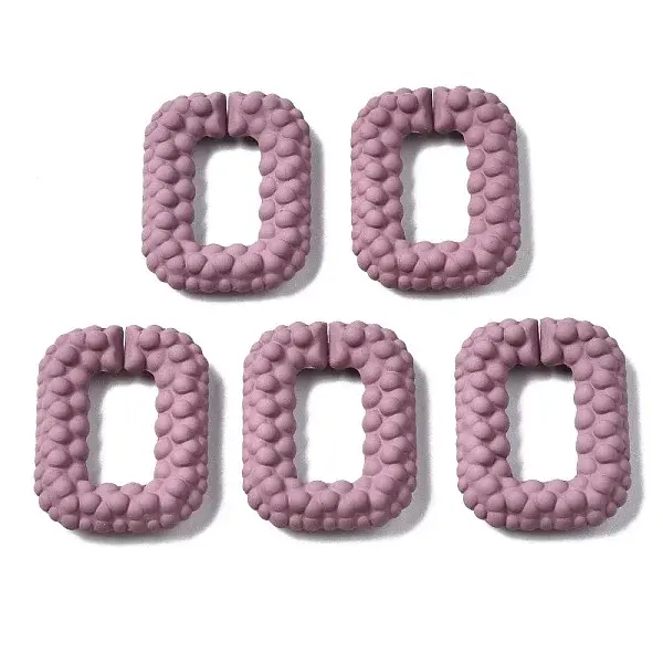 Spray Painted CCB Plastic Linking Rings