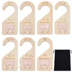 7Pcs MDF Closet Hanger Organizer
