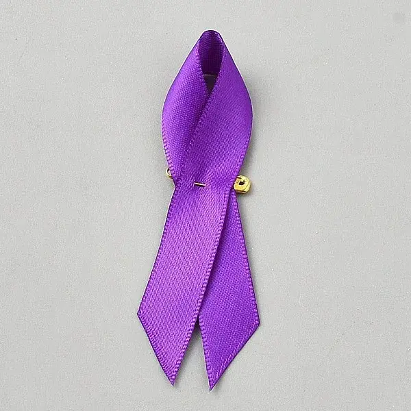 Awareness Ribbon Nylon Lapel Pin Backs for Backpack Clothes