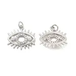 Brass Micro Pave Cubic Zirconia Pendants