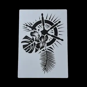 Plastic Hollow Out Drawing Painting Stencils Templates