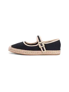 TOMMY HILFIGER Espadrilky  béžová / čierna