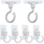 Rotatable Self Adhesive Plastic Hook Hangers