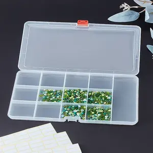 1Pc 15 Grids Plastic Bead Container