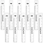 Rectangle Acrylic Rolling Mud Stick Guide Rule