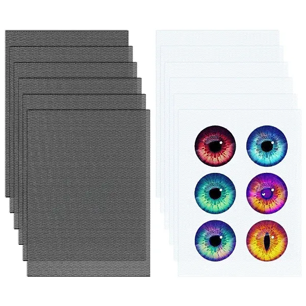 12 Sheets 2 Colors PVC Dustproof Net for Notebook Computer