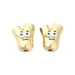 Rack Plating Alloy Enamel Beads