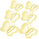 3Set 3D Butterfly PVC Mirrors Wall Stickers