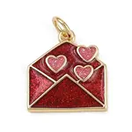 Brass Enamel Pendants