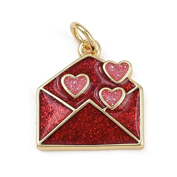 Brass Enamel Pendants