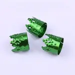 Plated Metal Hair Coil Cuffs