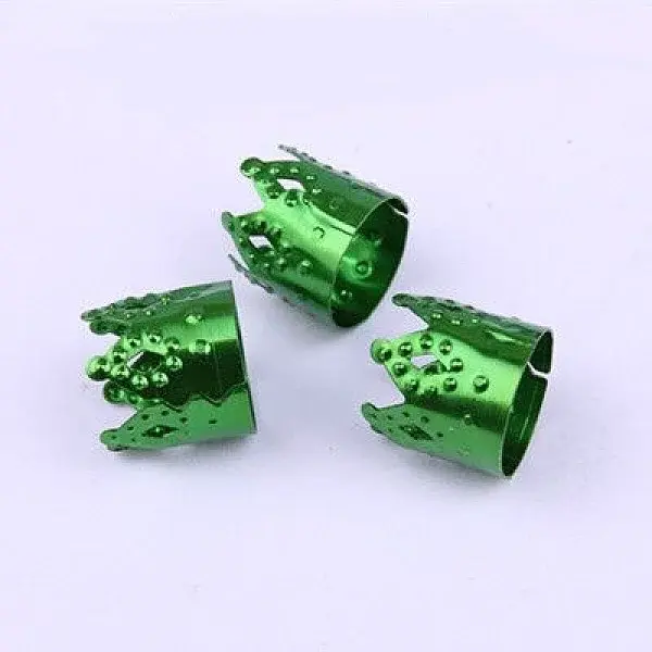 Plated Metal Hair Coil Cuffs