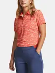 Under Armour Tričko UA Playoff Printed SS Polo-RED - Dámské
