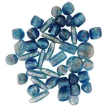 Stafil Korálky sklenené mix 0,5kg blu modré-Stafil