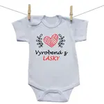 Boodyy Body s krátkym rukávom Vyrobená z lásky 98 (2-3 roky)
