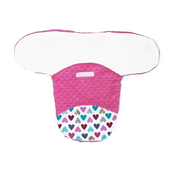 Zavinovačka, spacáček s Minky, 0-6m - Srdiečka, Minky ružová