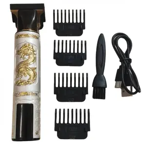 Elektrický strojček na vlasy s USB nabíjaním Dragon-Biela H25782
