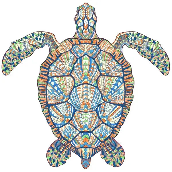 Drevené puzzle-Sea Turtle/S H21921