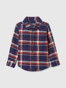 GAP Baby flanelová kostkovaná košile - Kluci