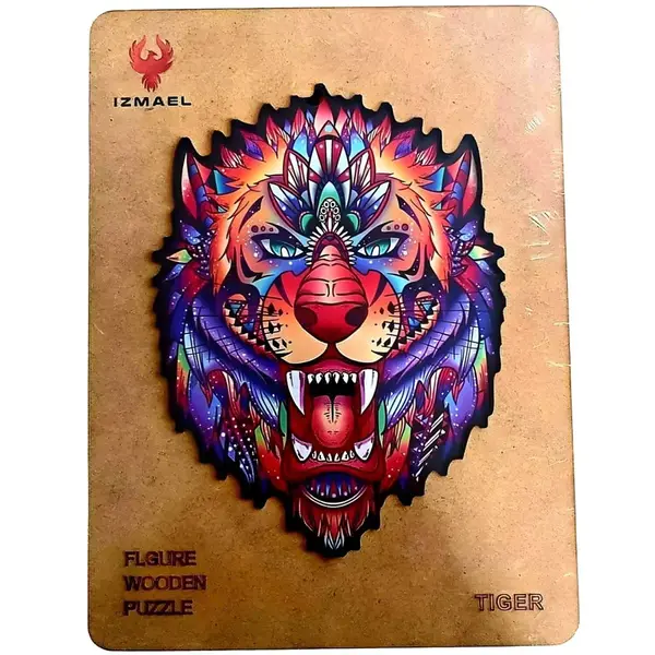 Drevené puzzle Tiger/L H22551
