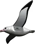 EUGY Albatros královský 3D kartonová skládačka